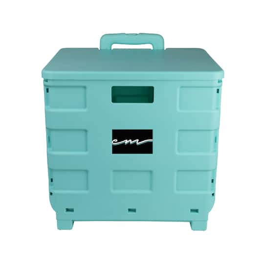 4 Pack: Everything Mary Collapsible Rolling Cart with Lid